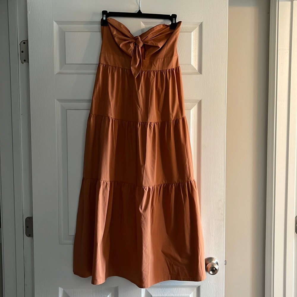 Anthropologie Dress NWT blue tassel brand size XS
